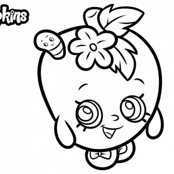 Cornell Mustard from Shopkins Coloring Pages Free Printable Coloring
