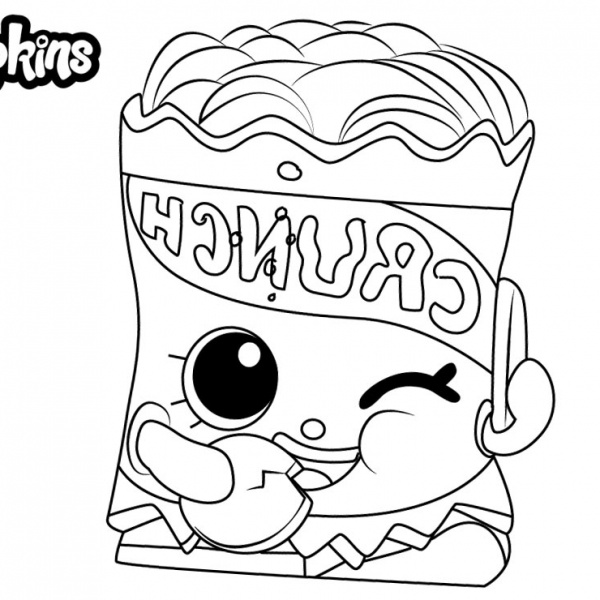 Banana Splitty from Shopkins Coloring Pages - Free Printable Coloring Pages