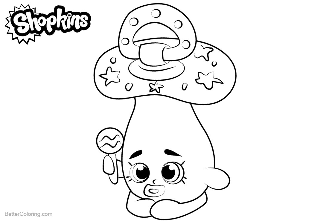 Shopkins Coloring Pages Dum Mee Mee printable for free