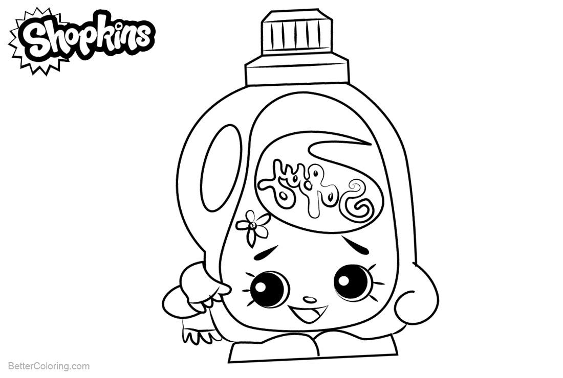 Shopkins Coloring Pages Sarah Softner printable for free