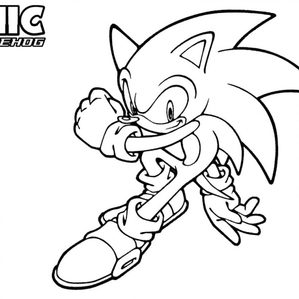 sonic the hedgehog coloring pages driving the car free printable