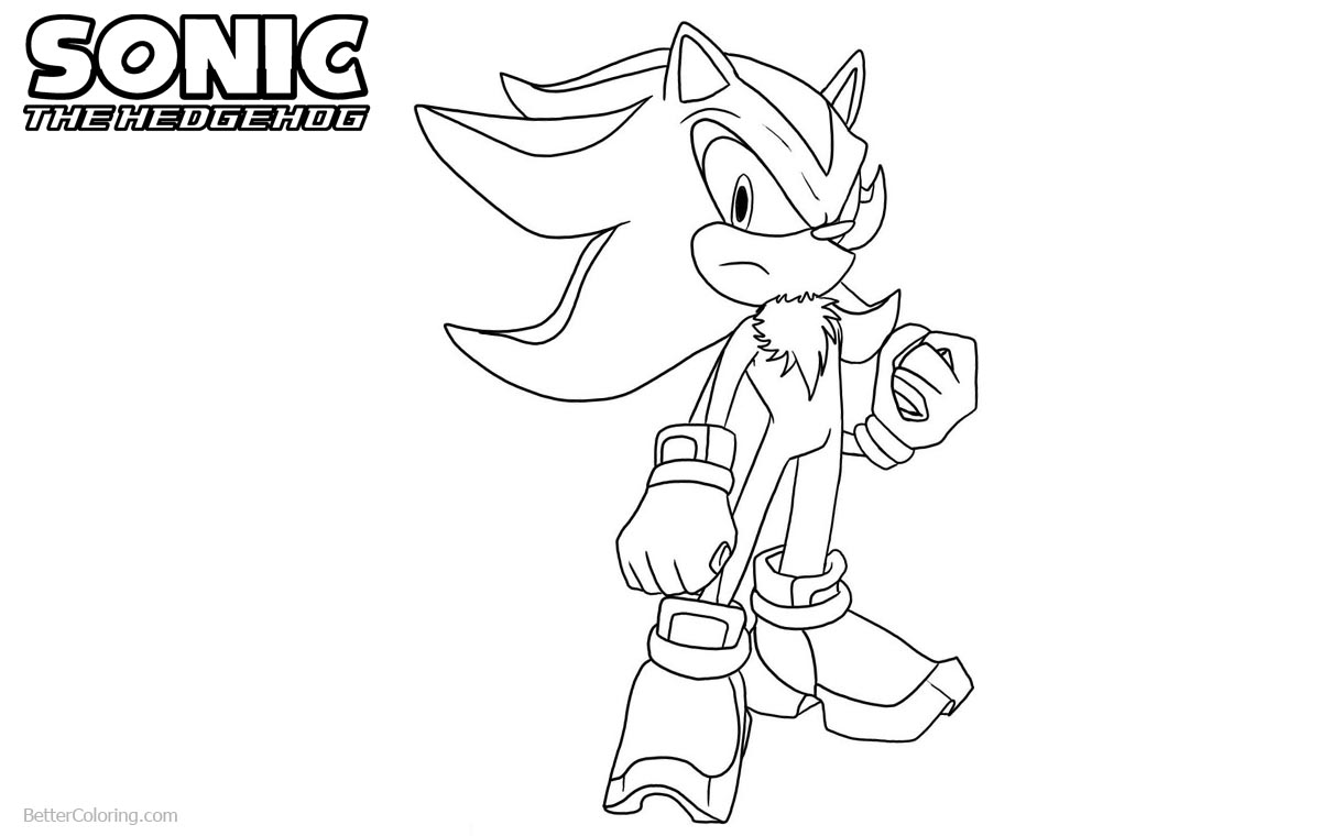 Sonic The Hedgehog Coloring Pages Tails by santajack8 printable for free