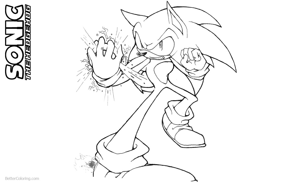 Sonic The Hedgehog Coloring Pages by sonicgirlgamer71551 printable for free