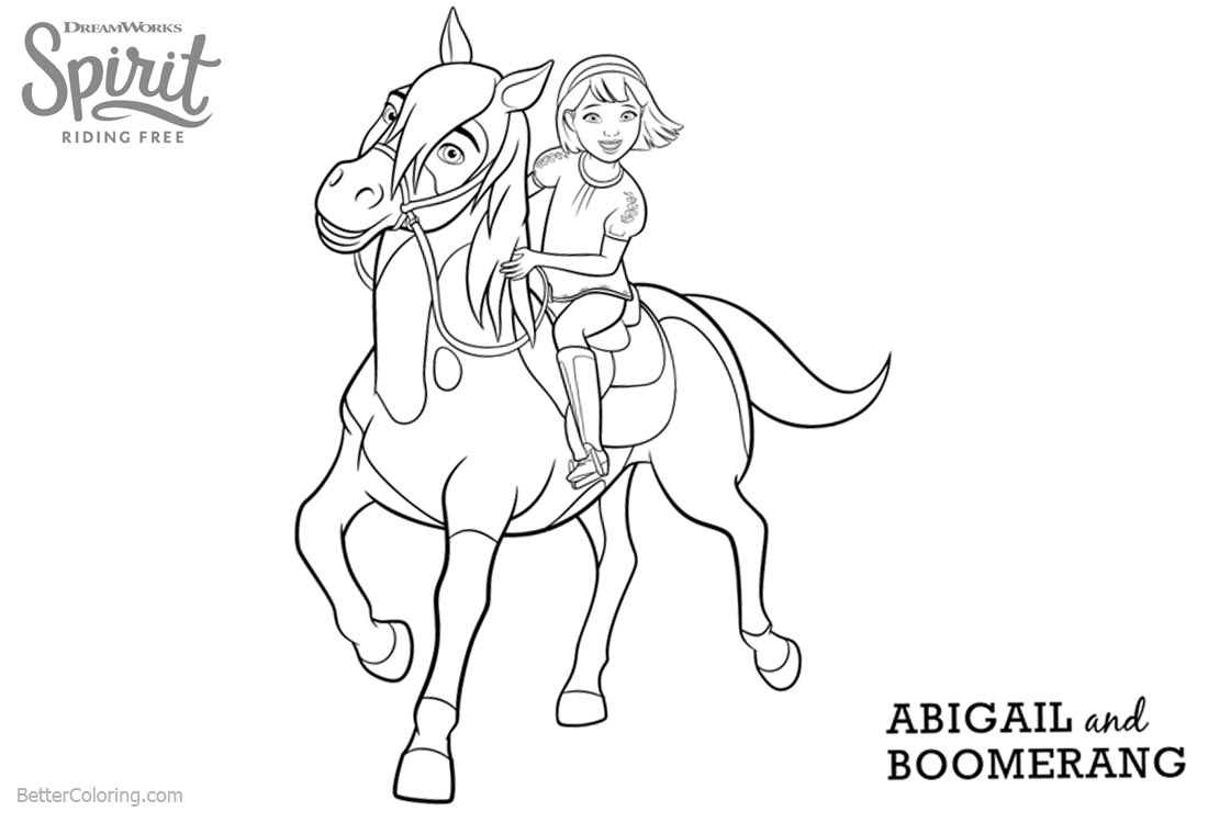 Spirit Horse Coloring Pages For Kids / Stallion of the cimarron