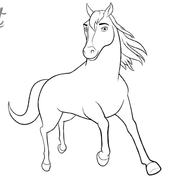 Spirit Riding Free Coloring Pages Pru and Chica Linda - Free Printable