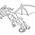 Spyro Coloring Pages by rainbowtech