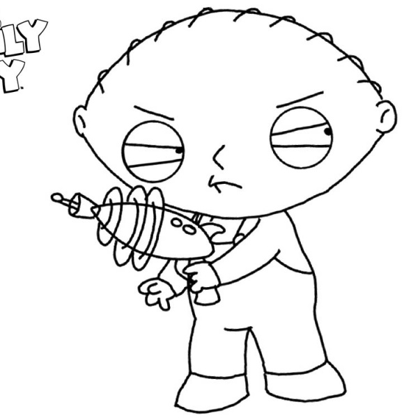 Family Guy Coloring Pages Sad Stewie - Free Printable Coloring Pages