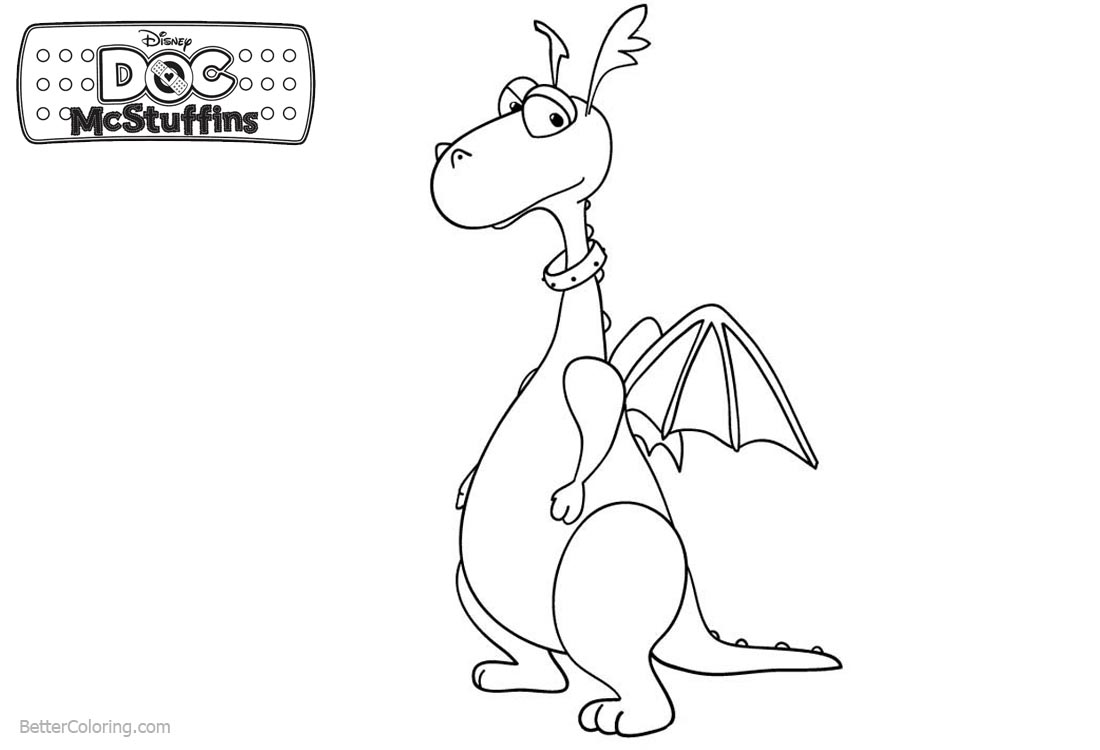 Stuffy from Doc McStuffins Coloring Pages printable for free