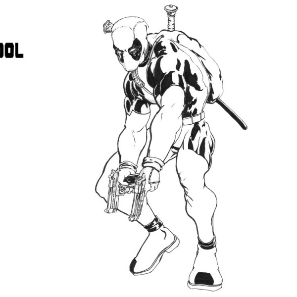 Baby Deadpool Coloring Pages by little raid - Free Printable Coloring Pages