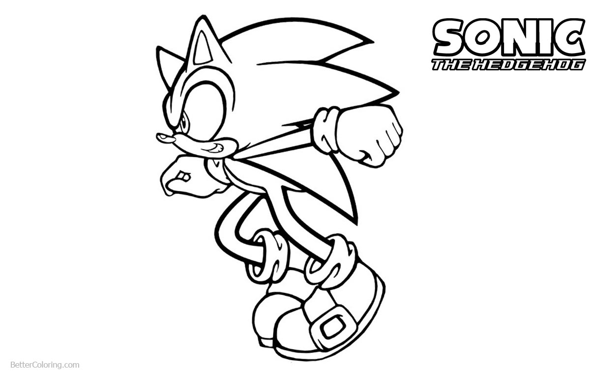 Tails from Sonic The Hedgehog Coloring Pages printable for free