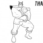 Thanos Coloring Pages Line Drawing