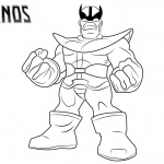 Thanos Coloring Pages Lineart