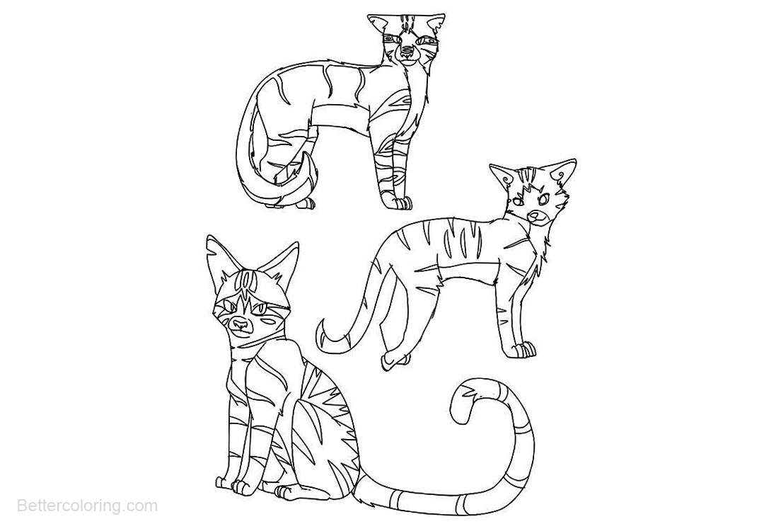 Warrior Cats With Wings Coloring Pages