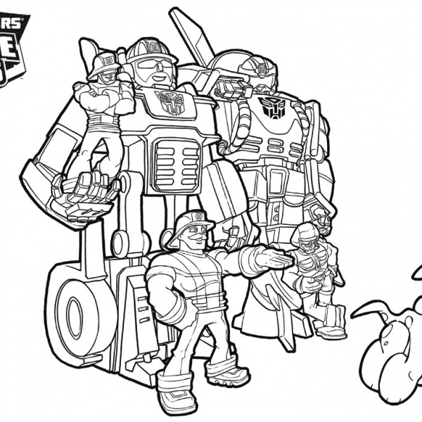 Boulder from Transformers Rescue Bots Coloring Pages - Free Printable ...