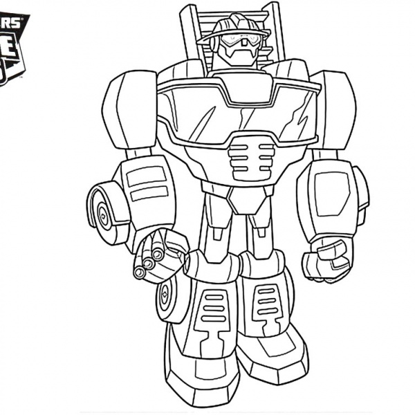 Transformers Rescue Bots Coloring Pages Blades - Free Printable Coloring Pages