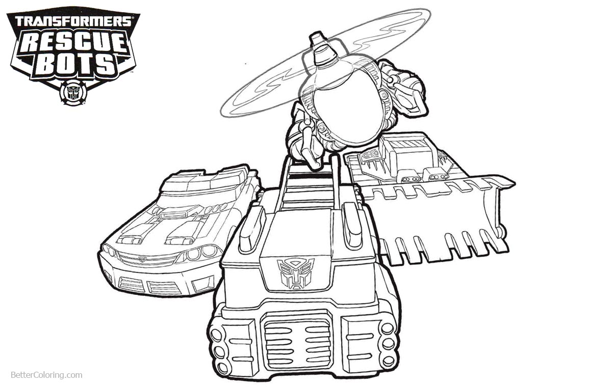 Download Transformers Rescue Bots Coloring Pages Vehicles - Free ...