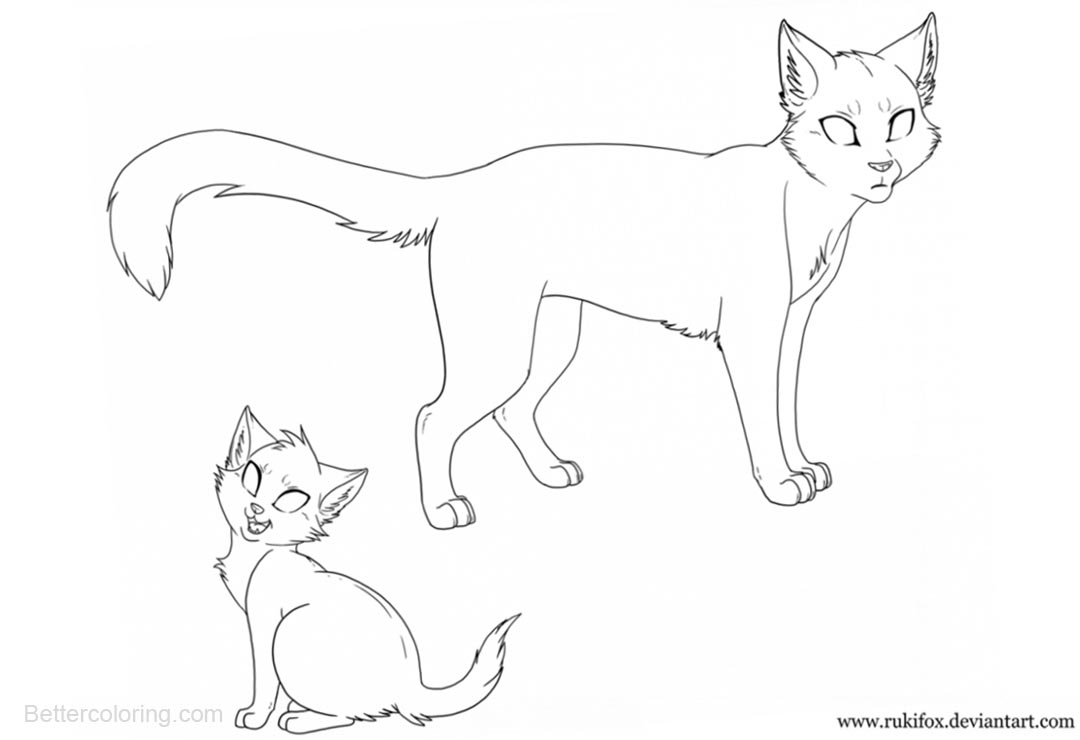 Warrior Cats With Wings Coloring Pages