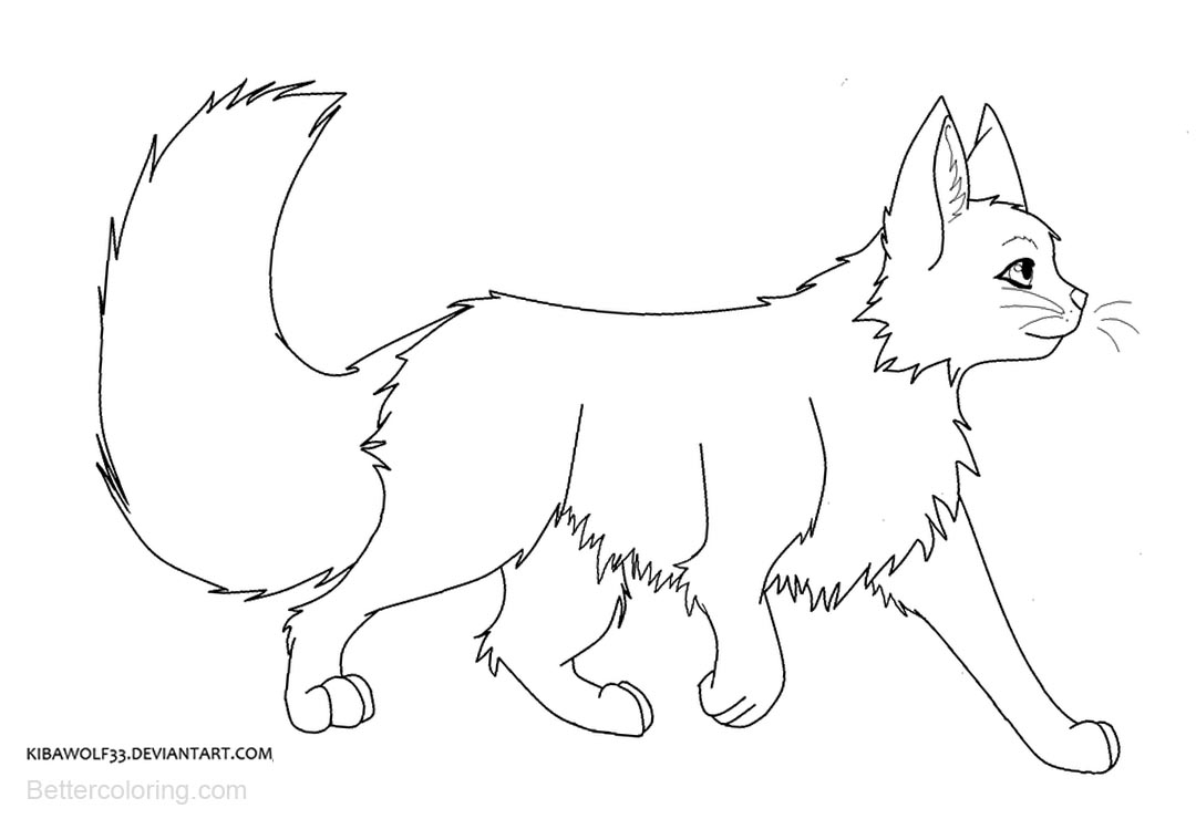  Warrior  Cats  Coloring  Pages  Big Tail Free  Printable 