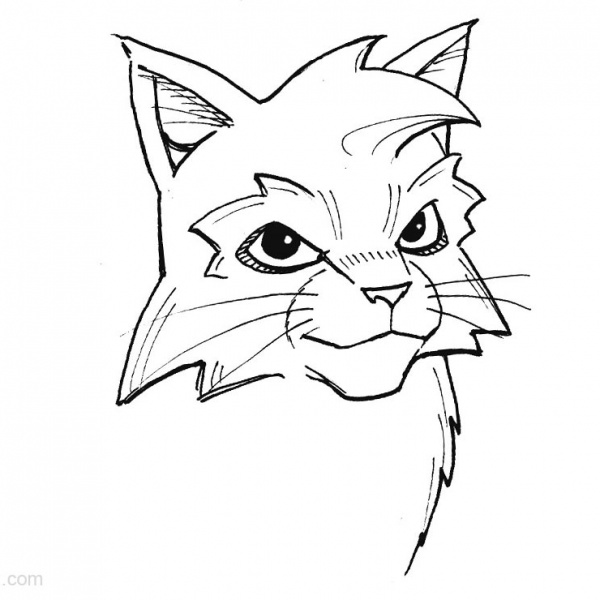 Warrior Cats Coloring Pages Sitting - Free Printable Coloring Pages