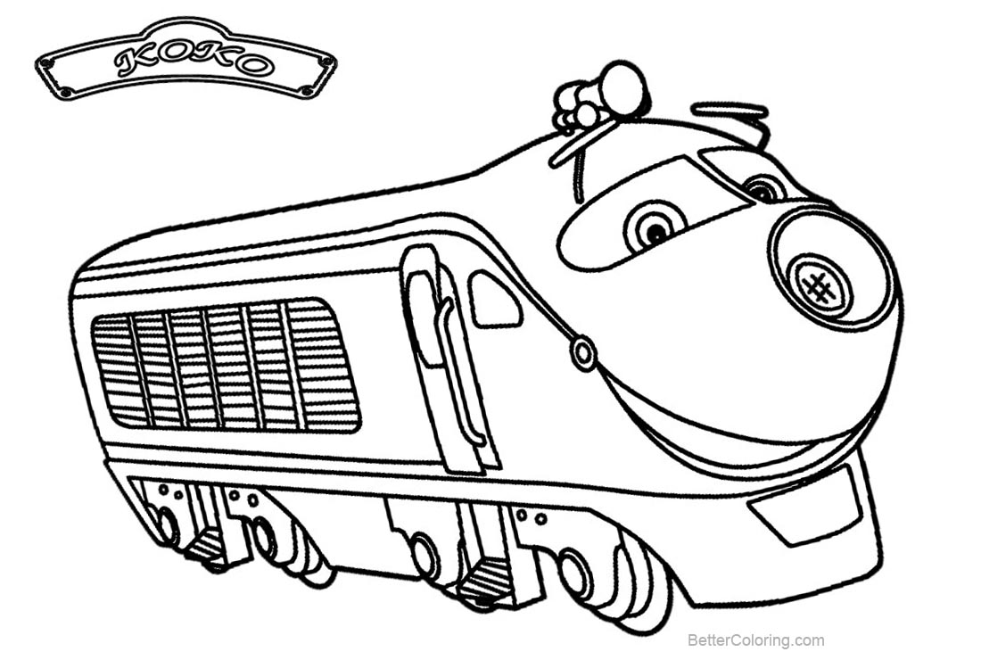 Download Wilson Train from Chuggington Coloring Pages - Free Printable Coloring Pages