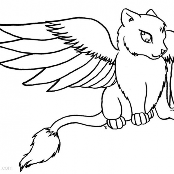 Winged Warrior Cats Coloring Pages