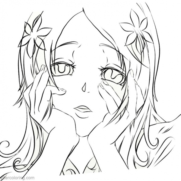 Ayano Aishi from Yandere Simulator Coloring Pages - Free Printable