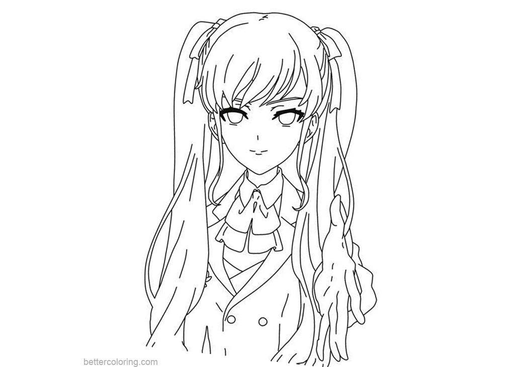 Free Yandere Simulator Coloring Pages printable