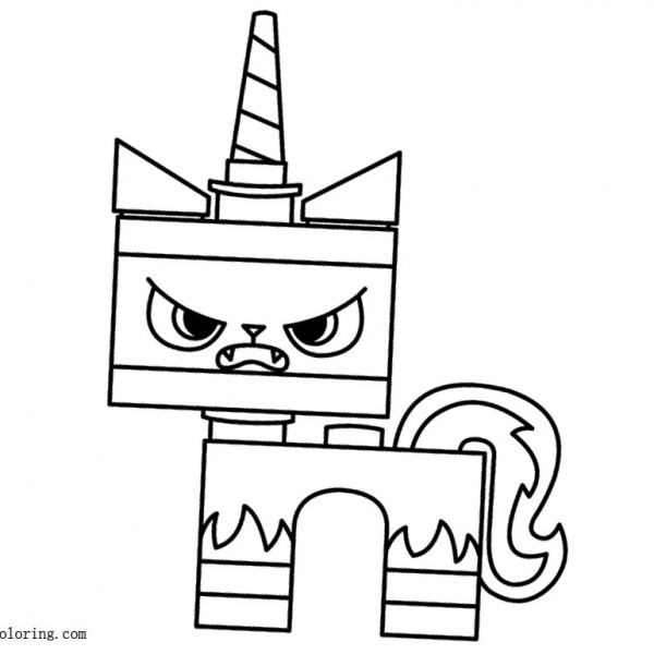 Unikitty Lego Movie 2 Coloring Pages