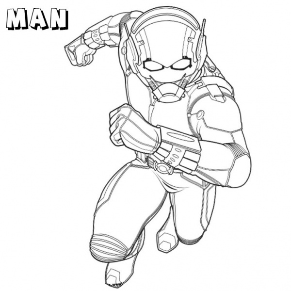 Ant Man Coloring Pages by jason muhr - Free Printable Coloring Pages