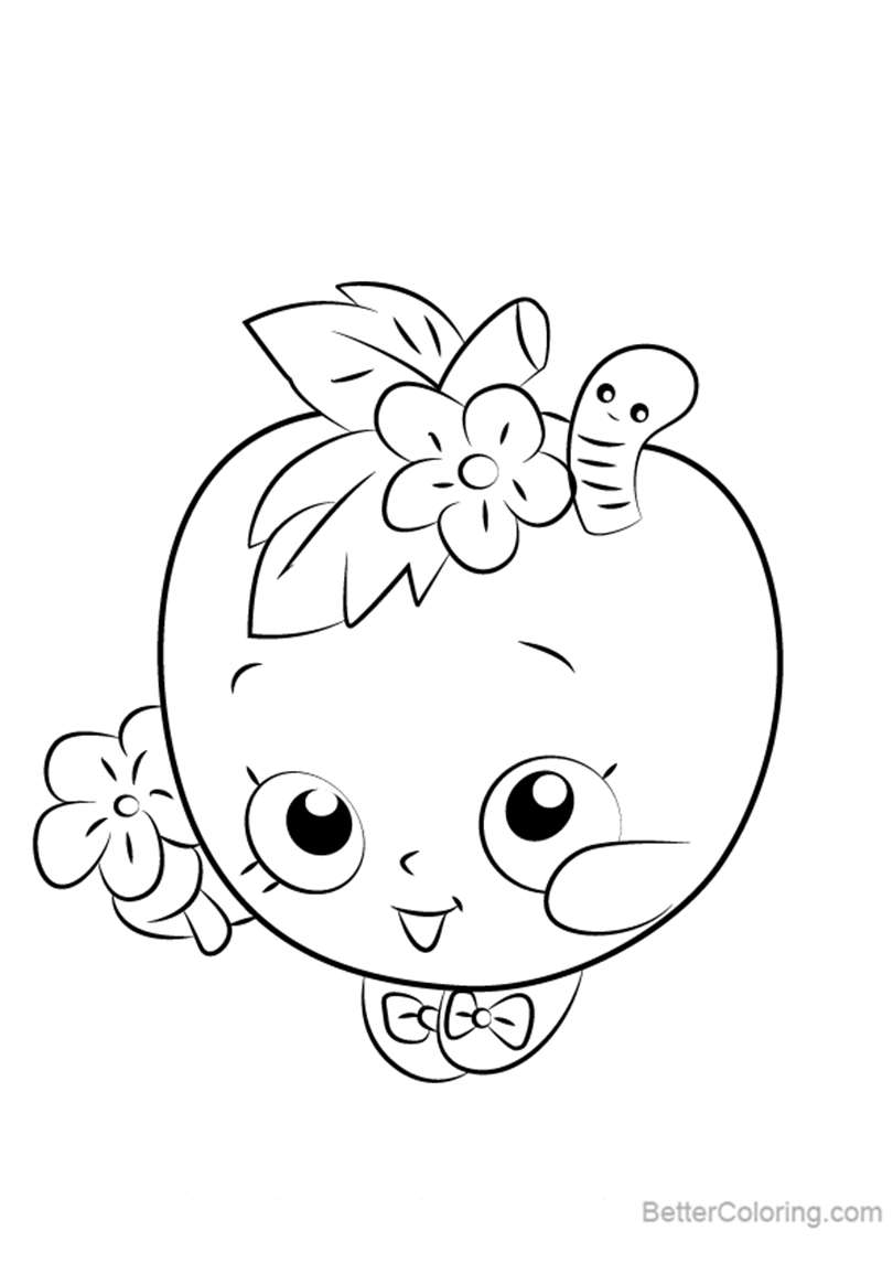 Download Apple Blossom from Shopkins Coloring Pages - Free ...