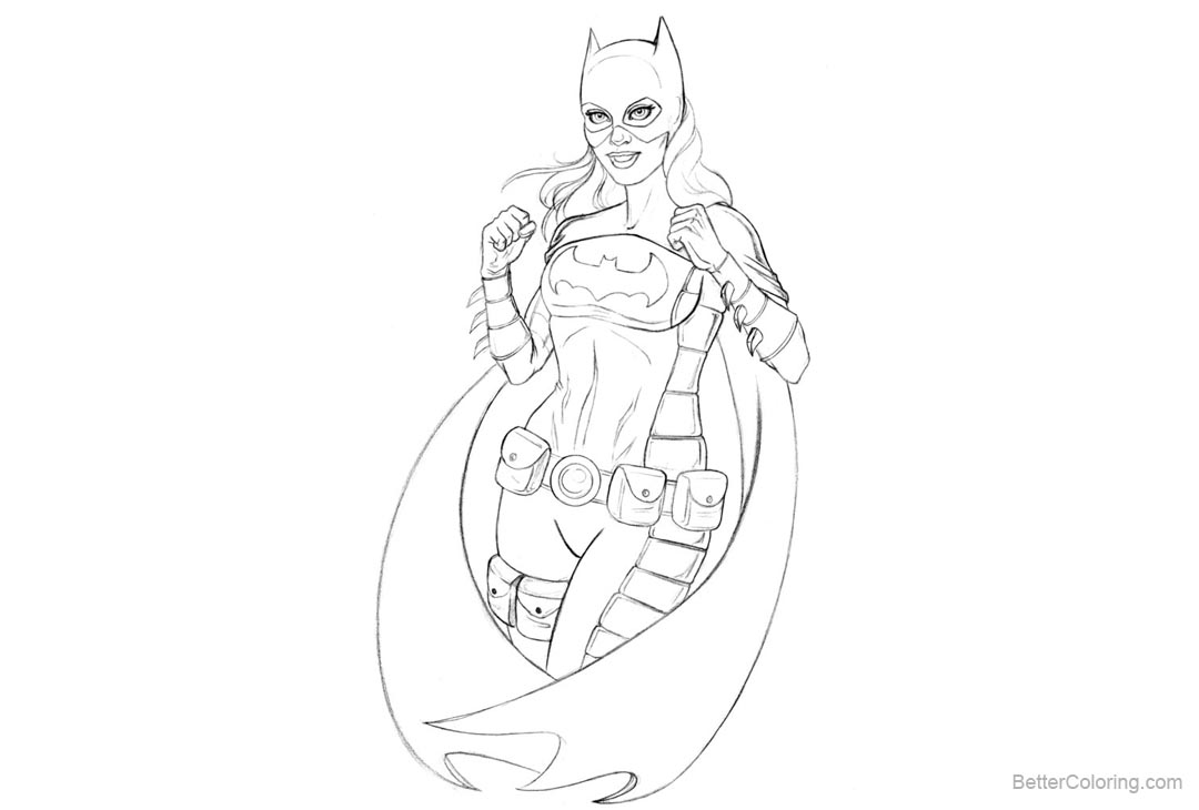 Free Batgirl Coloring Pages Stephanie Brown by mattsimas printable