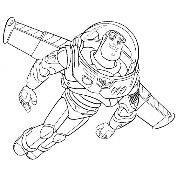 Toy Story Buzz Lightyear Coloring Pages - Free Printable Coloring Pages