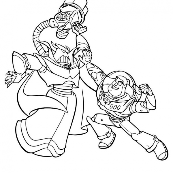 Toy Story Buzz Lightyear Coloring Pages - Free Printable Coloring Pages