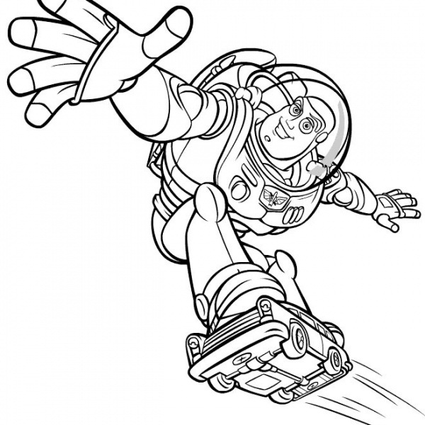 Toy Story Buzz Lightyear Coloring Pages - Free Printable Coloring Pages