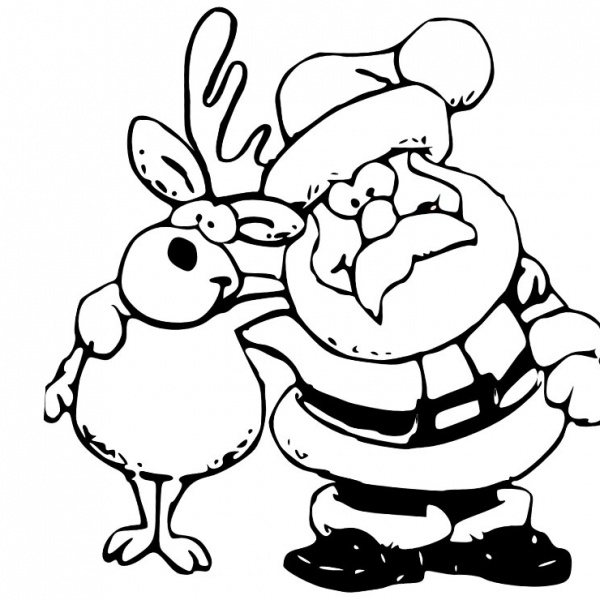 Realistic Reindeer Coloring Pages - Free Printable Coloring Pages