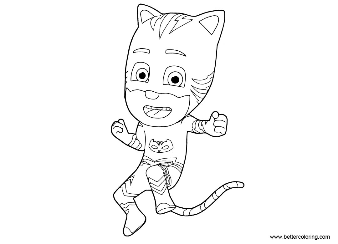 Catboy Pages Coloring Pages