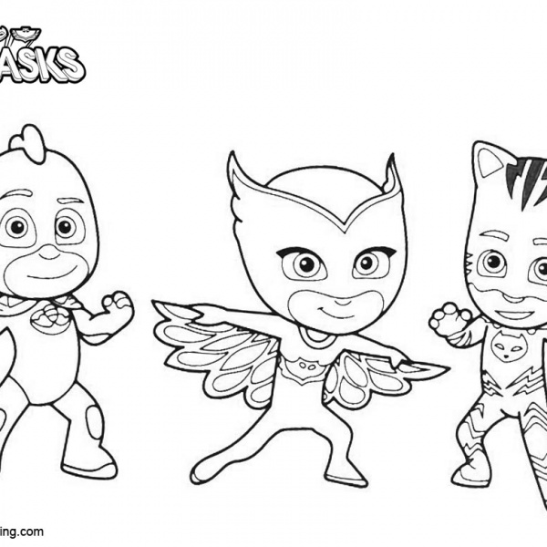 Catboy from PJ Masks Coloring Pages - Free Printable Coloring Pages