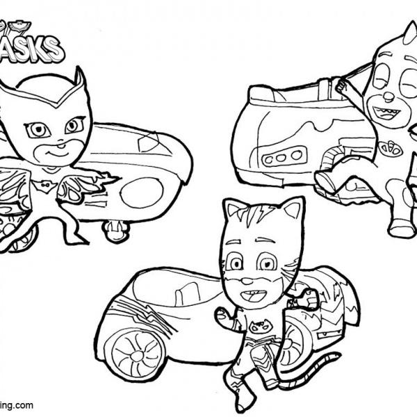 Catboy from PJ Masks Coloring Pages Free Printable Coloring Pages