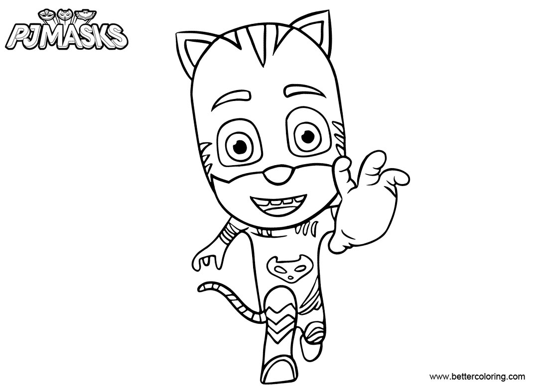 Catboy Coloring Pages   Free Printable Coloring Pages