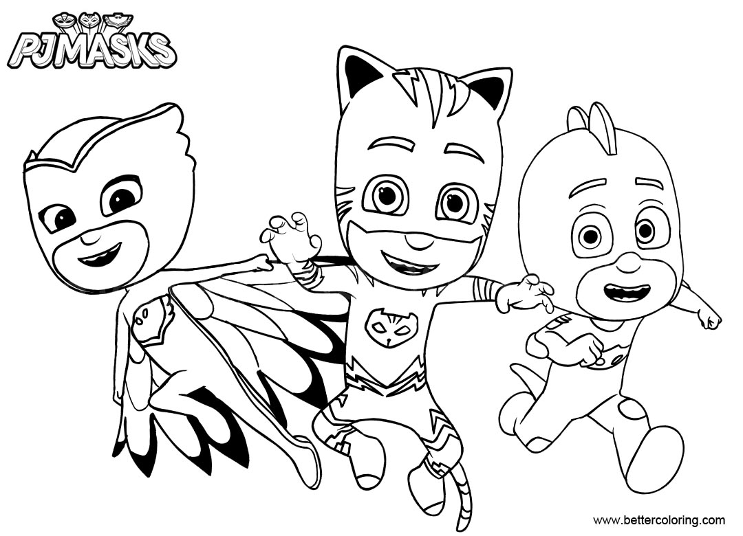 Catboy from PJ Masks Coloring Pages - Free Printable