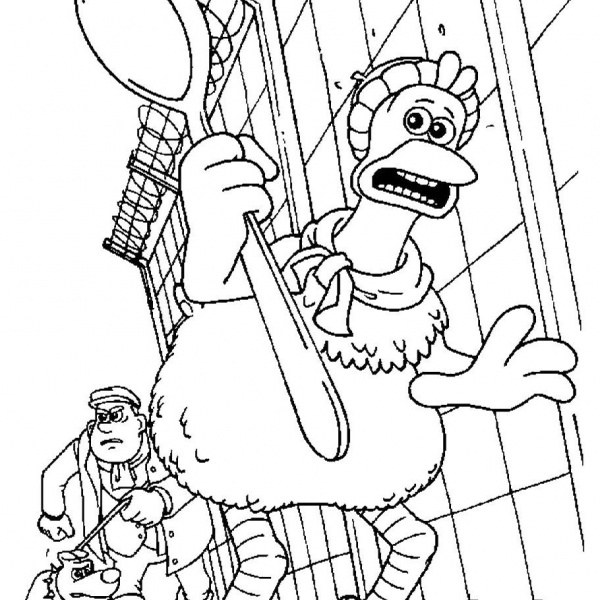 Rocky from Chicken Run Coloring Pages - Free Printable Coloring Pages