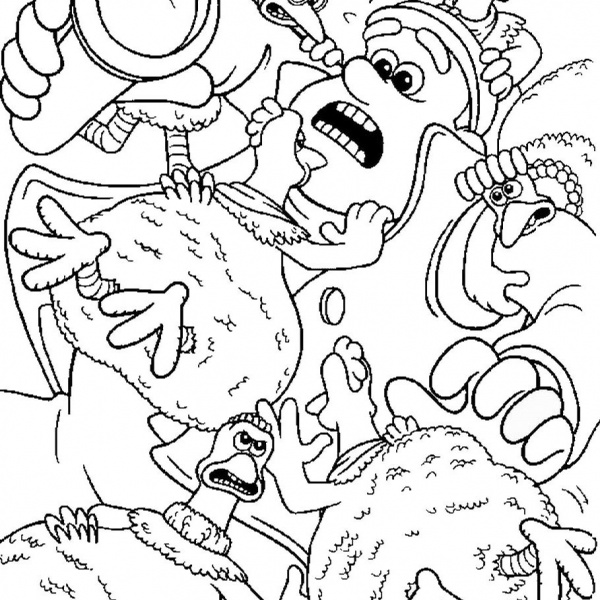 Chicken Run Coloring Pages - Free Printable Coloring Pages