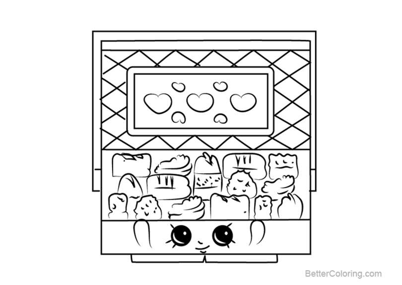 Free Chocky Box from Shopkins Coloring Pages printable