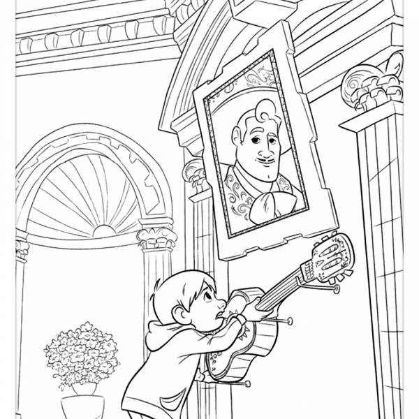 Coco Coloring Pages Miguel Lineart Free Printable Coloring Pages