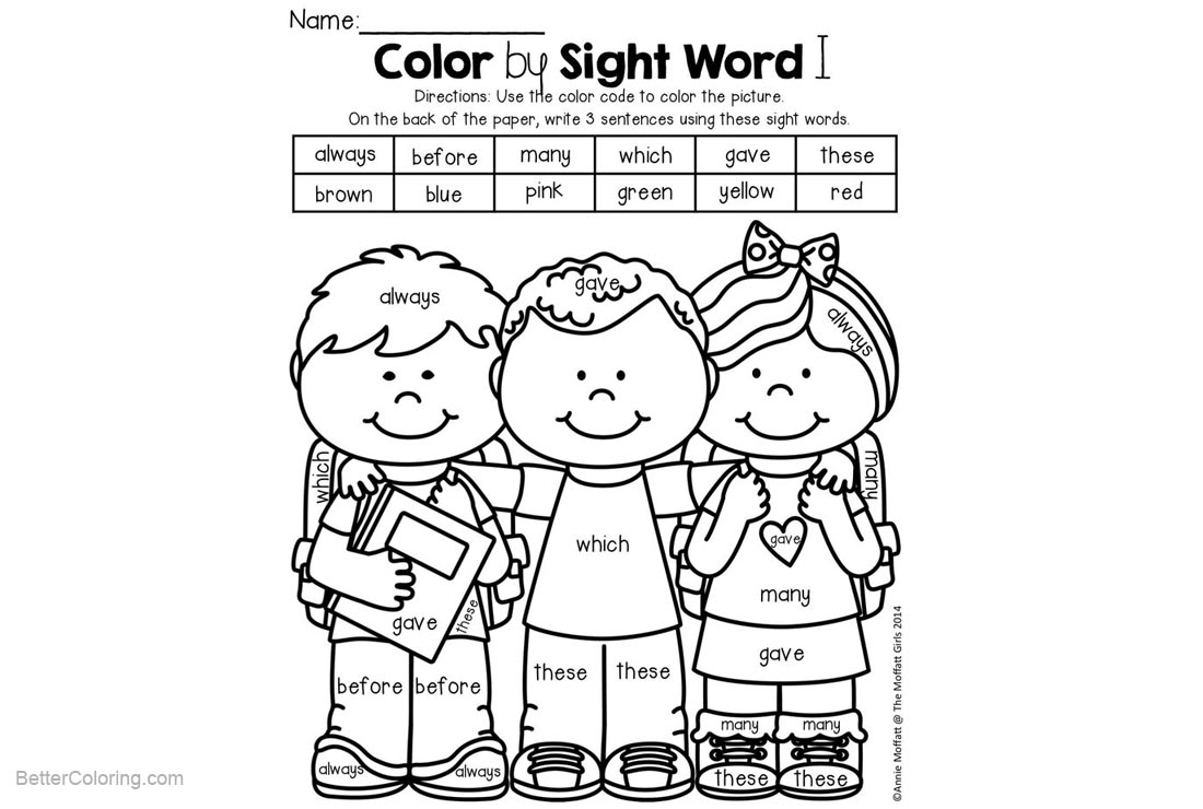 Color By Sight Word Coloring Pages Three Kids Free Printable Coloring Pages Color By Sight Word Coloring Pages Three Kids Free Printable Coloring Pages