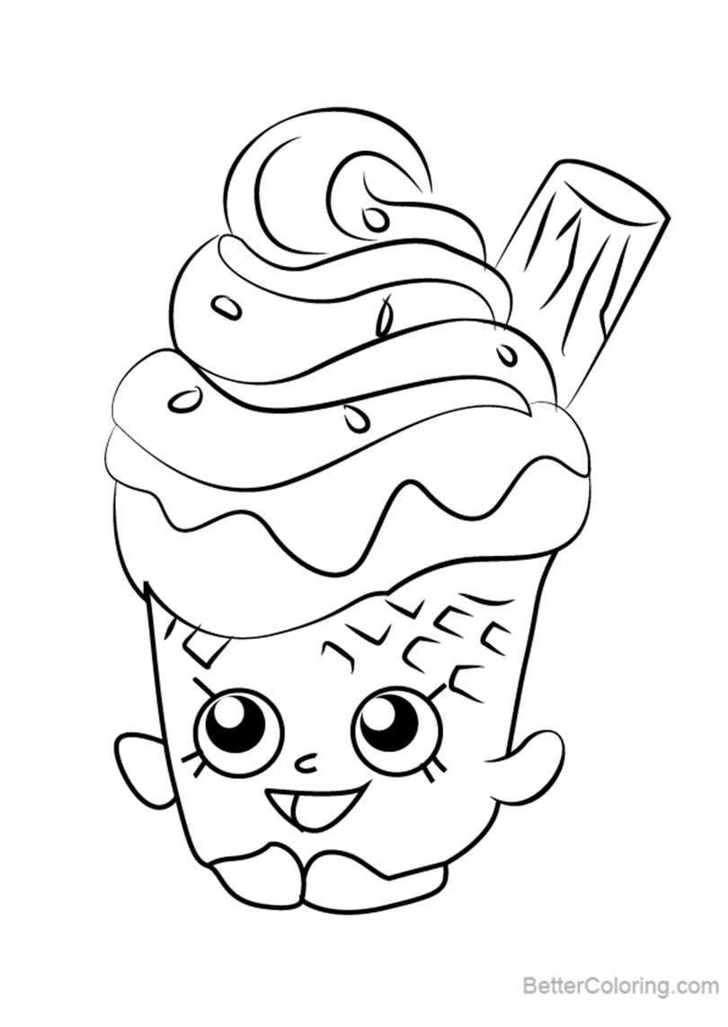 Free Coney from Shopkins Coloring Pages printable