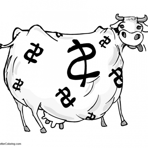 Cow Head Coloring Pages - Free Printable Coloring Pages