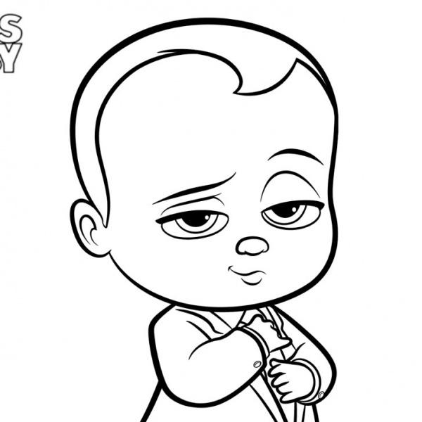 Boss Baby Coloring Pages Food on the Table - Free Printable Coloring Pages