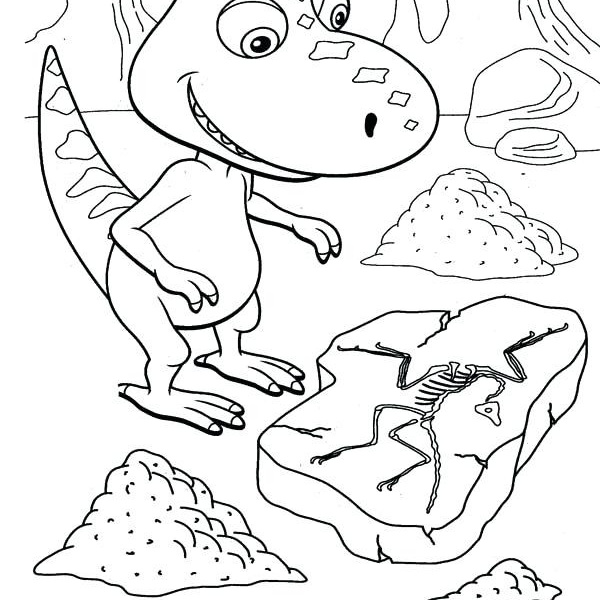 chibi dinosaur train coloring pages free printable