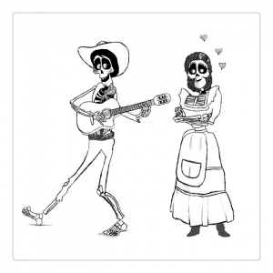 Disney Coco Coloring Pages Miguel for Adults - Free Printable Coloring ...